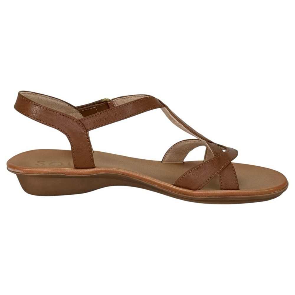 Soul Naturalizer Solo Tan Faux Leather Womens Sandals Size 11M - Picture 6 of 12